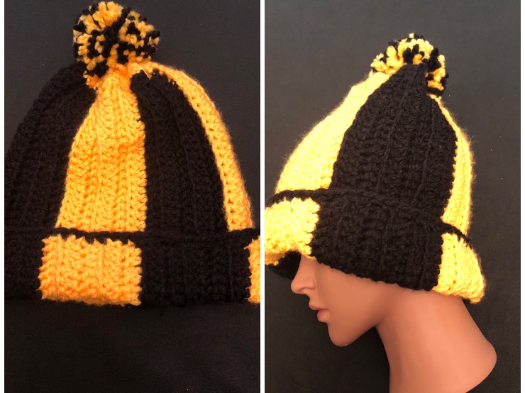 H. Pittsburgh Steelers checkered hat